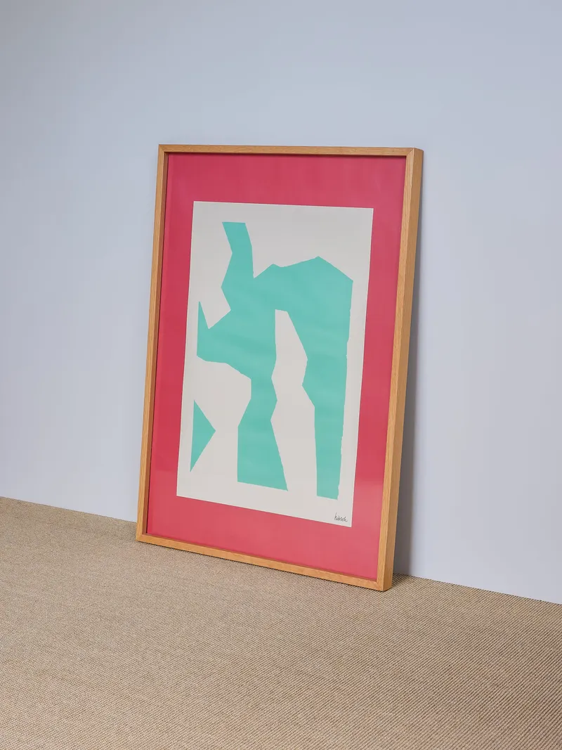 Hübsch Studio Bilderrahmen in Naturfarben, 72 × 5 × H 102 cm, Ansicht 7