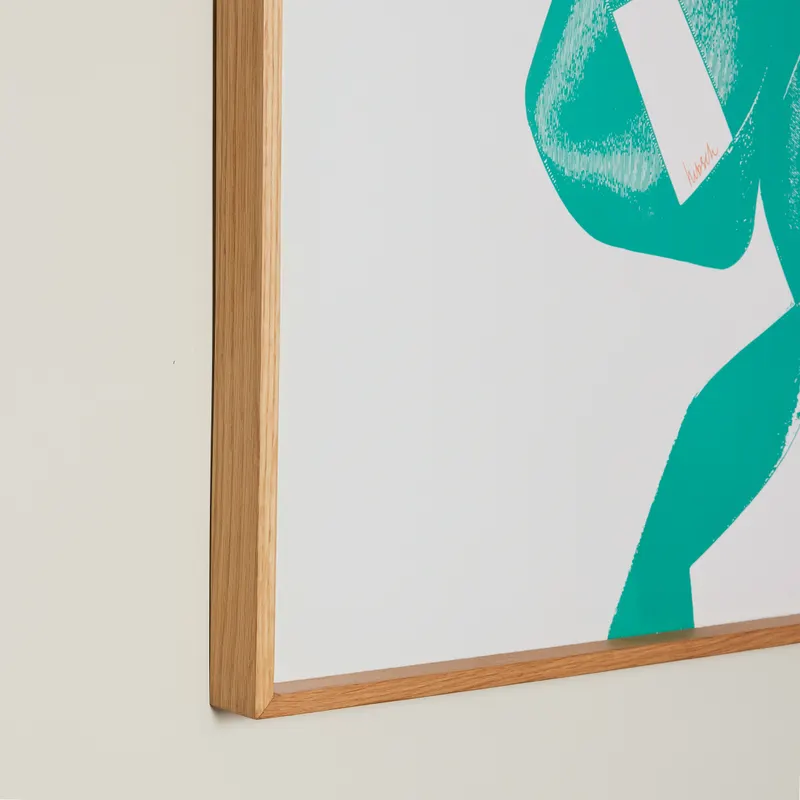Hübsch Studio Bilderrahmen in Naturfarben, 52 × 5 × H 72 cm, Ansicht 3