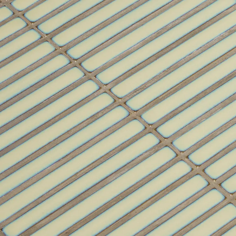 Hübsch Tile Beistelltisch in Mint und Naturfarben, 45 × 50 × H 44 cm, Ansicht 4