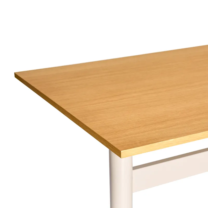 Hübsch Tona Esstisch in Grau und Naturfarben, 190 × 90 × H 75 cm, Ansicht 3