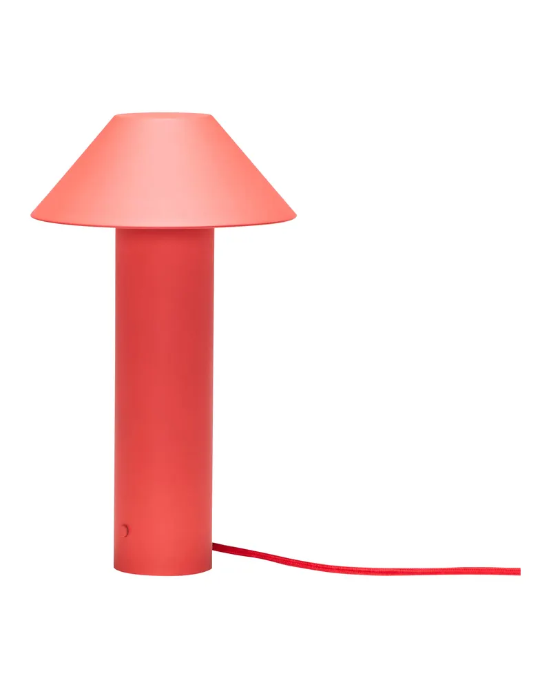 Hübsch Tower Tischleuchte in Rot, Ø 19 × H 32 cm, Ansicht 1