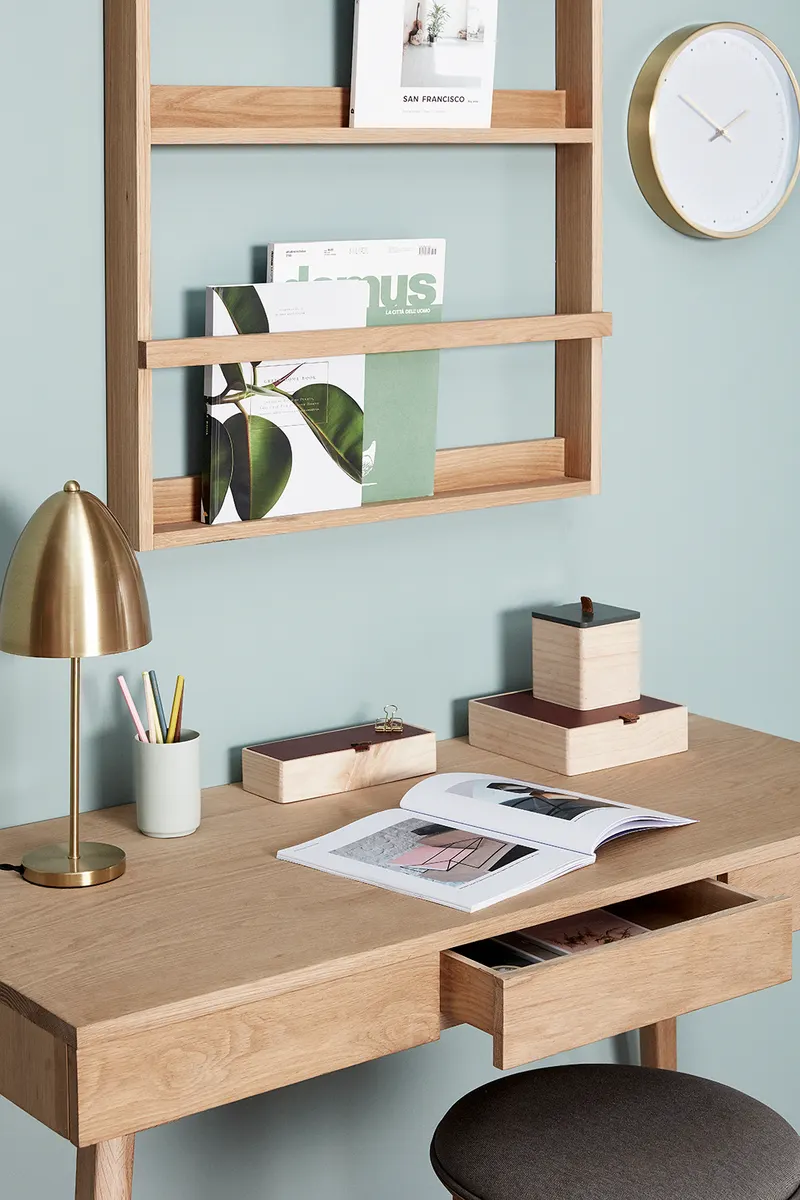 Hübsch Display Zeitschriftenregal in Naturfarben, 74 × 9 × H 92 cm, Ansicht 3