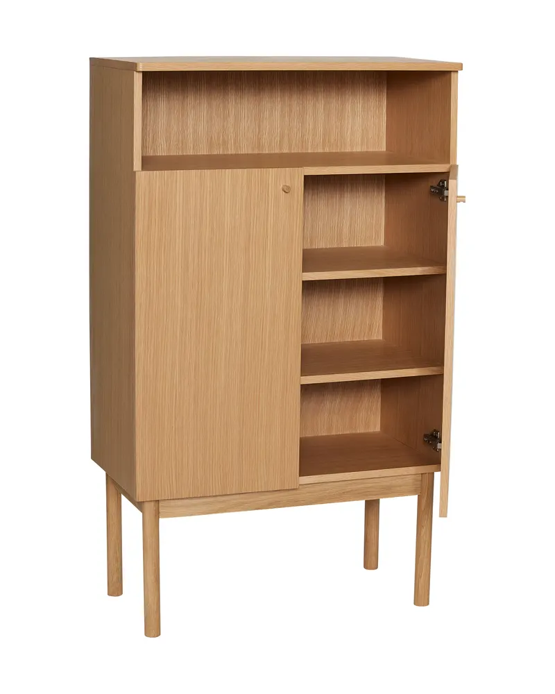 Hübsch Ulterior Schrank in Naturfarben, 80 × 42 × H 135 cm, Ansicht 2