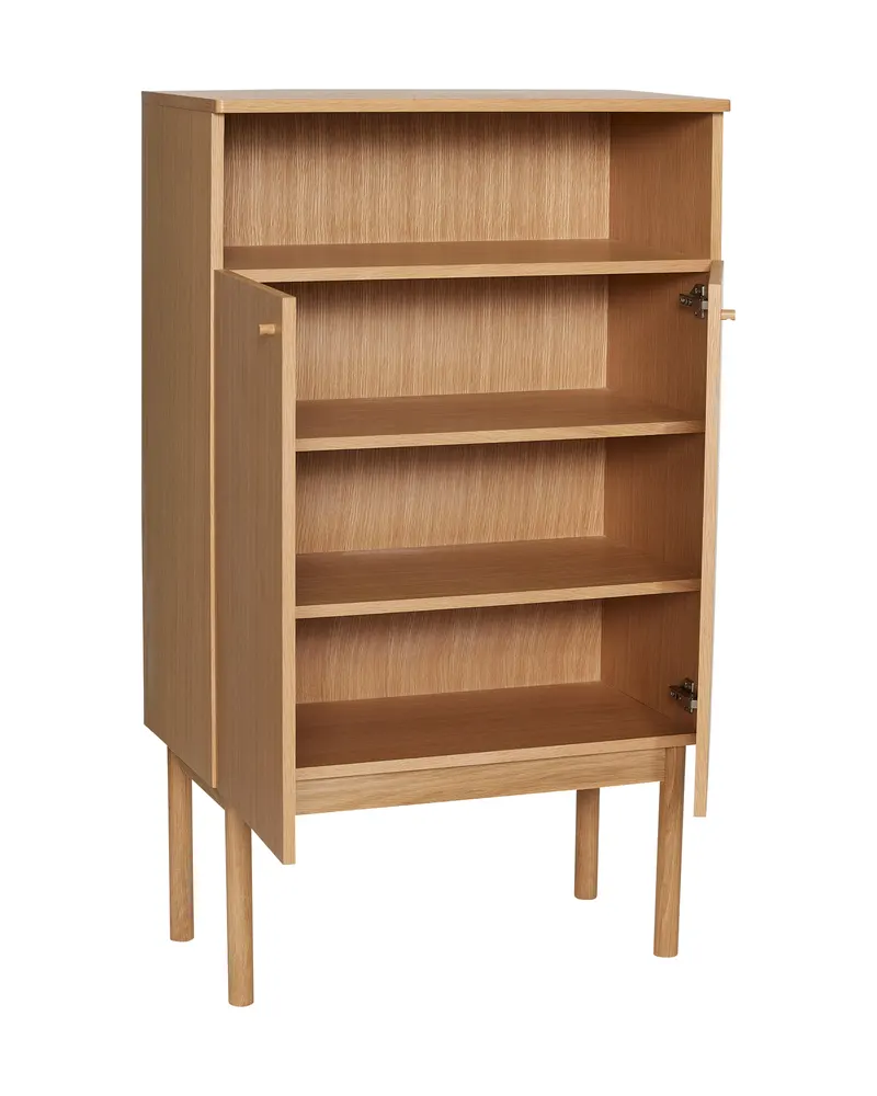 Hübsch Ulterior Schrank in Naturfarben, 80 × 42 × H 135 cm, Ansicht 3