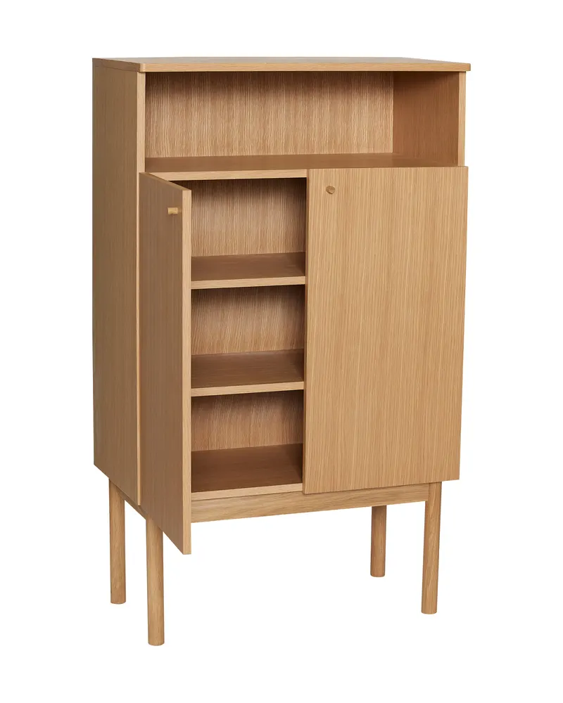 Hübsch Ulterior Schrank in Naturfarben, 80 × 42 × H 135 cm, Ansicht 4