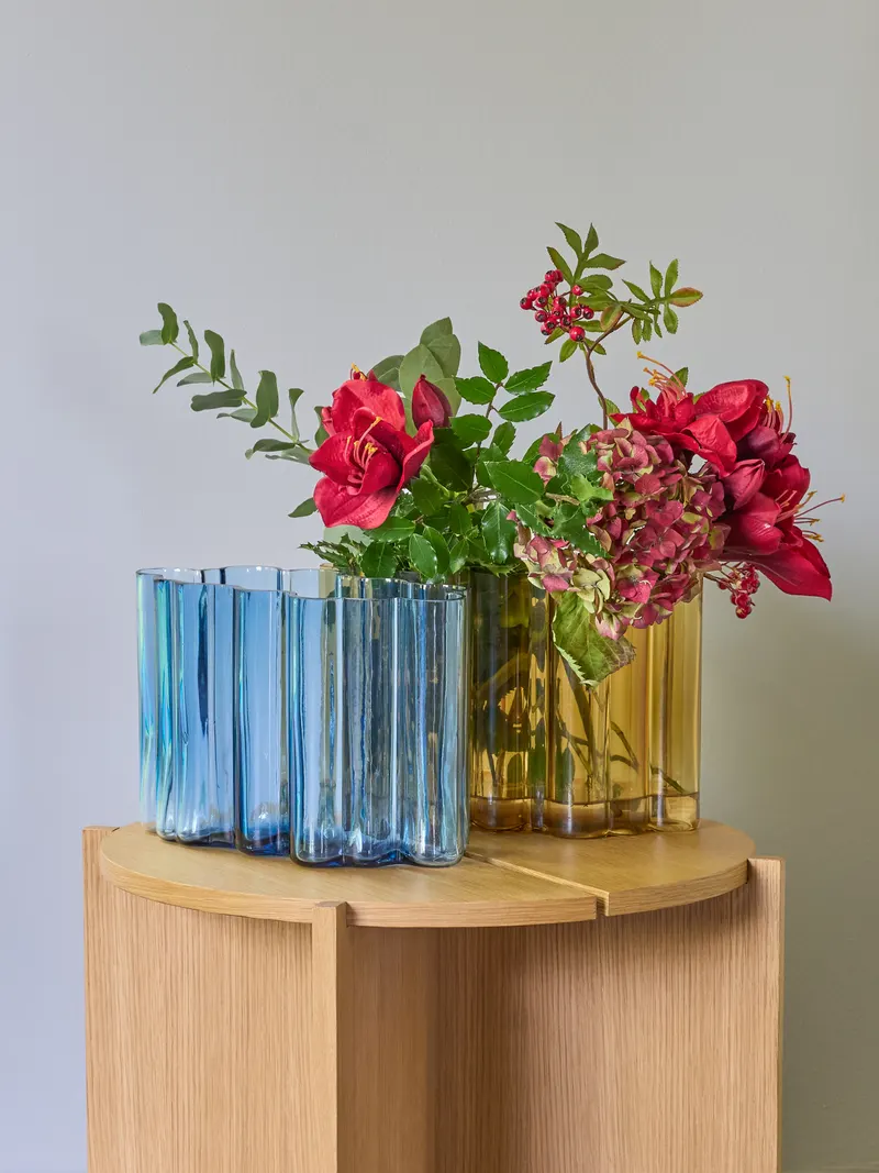 Hübsch Umber Vase in Bernstein, 30 × 16 × H 20 cm, Ansicht 8