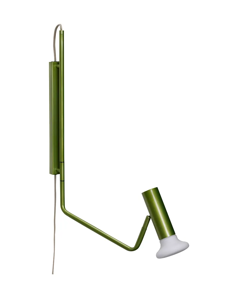 Hübsch Wally Wandleuchte in Grün, 45 × 10 × H 58 cm, Ansicht 1