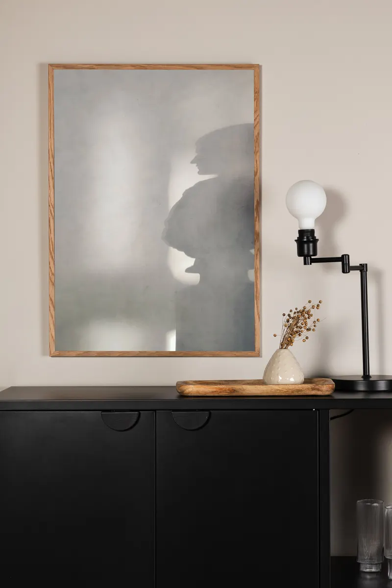 Human shadow Poster mit Schatten einer Statue in 40 × 30 cm, im Wohnraum, Ansicht 1