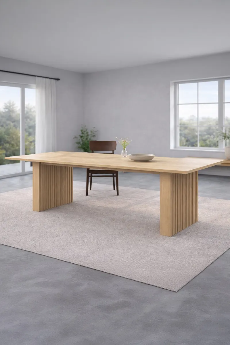 Humle ausziehbarer Esstisch 200 × 100 cm, im Wohnraum