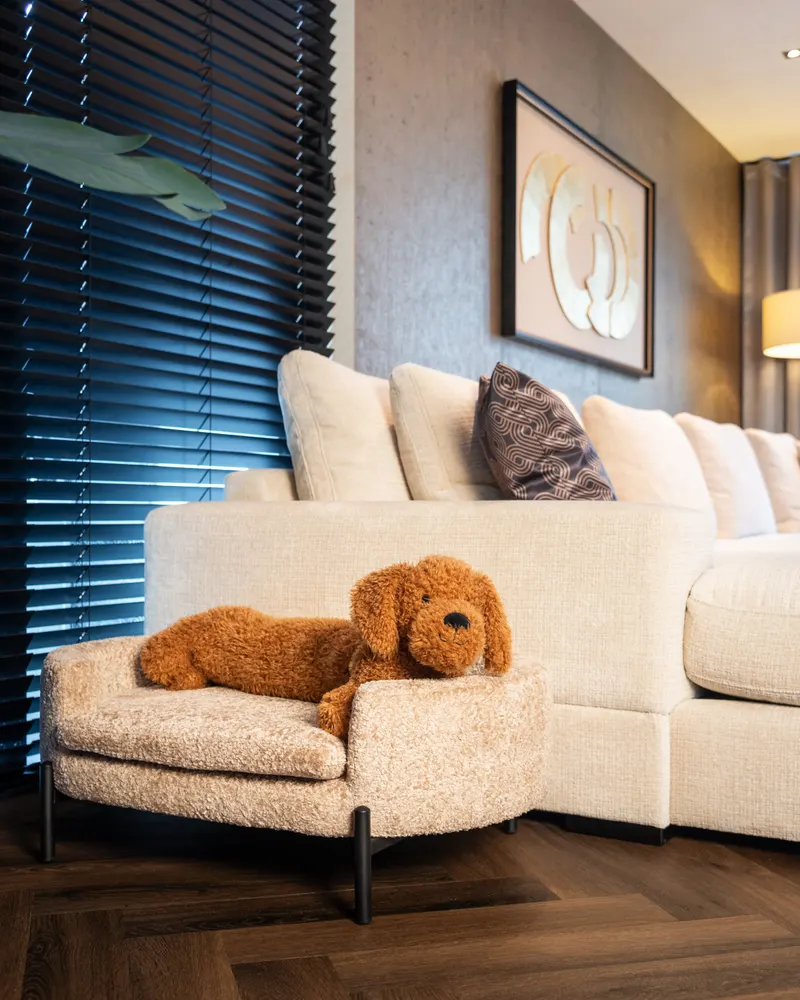 Wandbild Eden, Schwarz/Goldfarben von Richmond Interiors, Wohnbeispiel 16, im Wohnraum