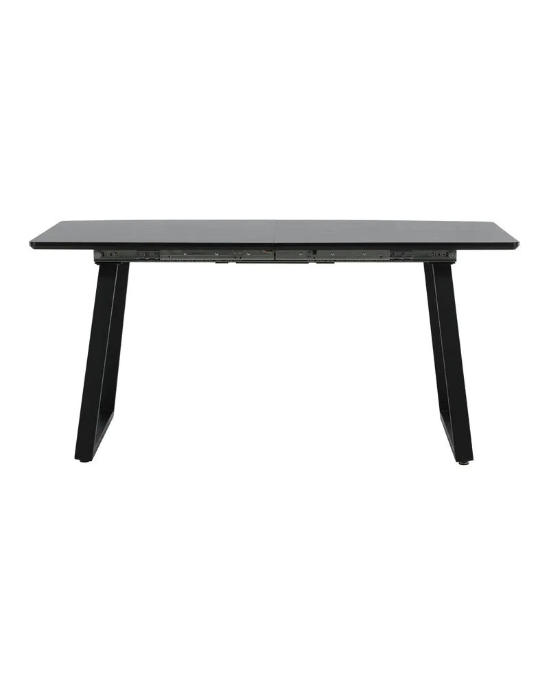 Inca ausziehbarer Esstisch 160 × 85 cm in Schwarz, Ansicht 13