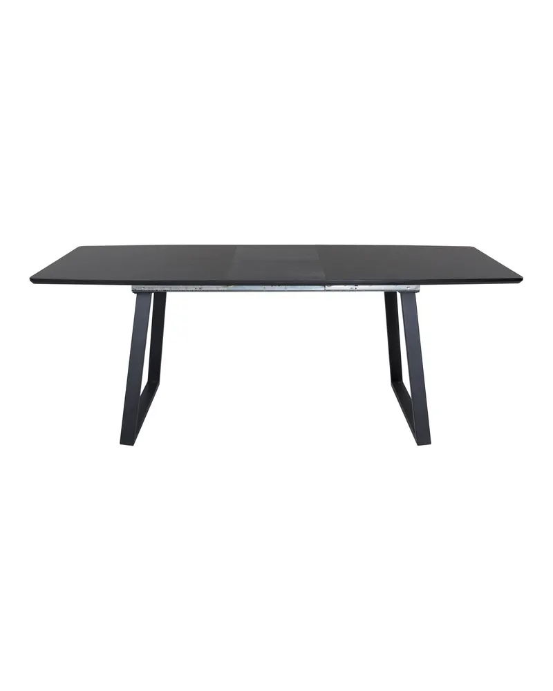 Inca ausziehbarer Esstisch 160 × 85 cm in Schwarz, Ansicht 16