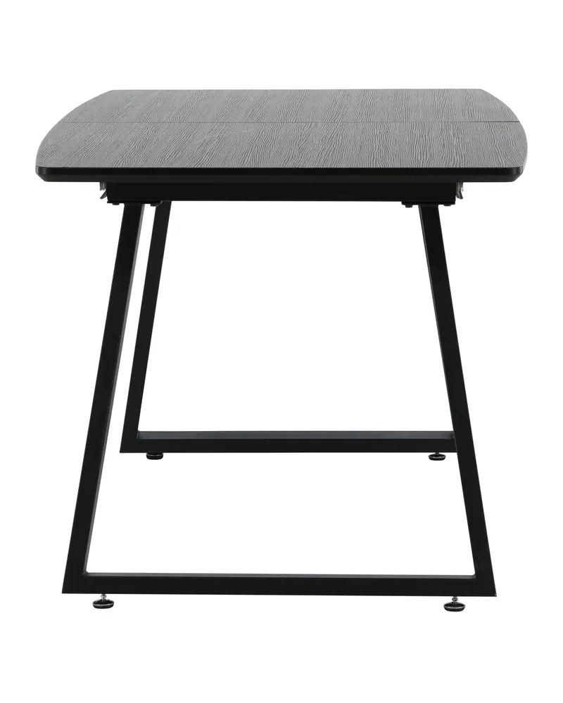 Inca ausziehbarer Esstisch 160 × 85 cm in Schwarz, Ansicht 18