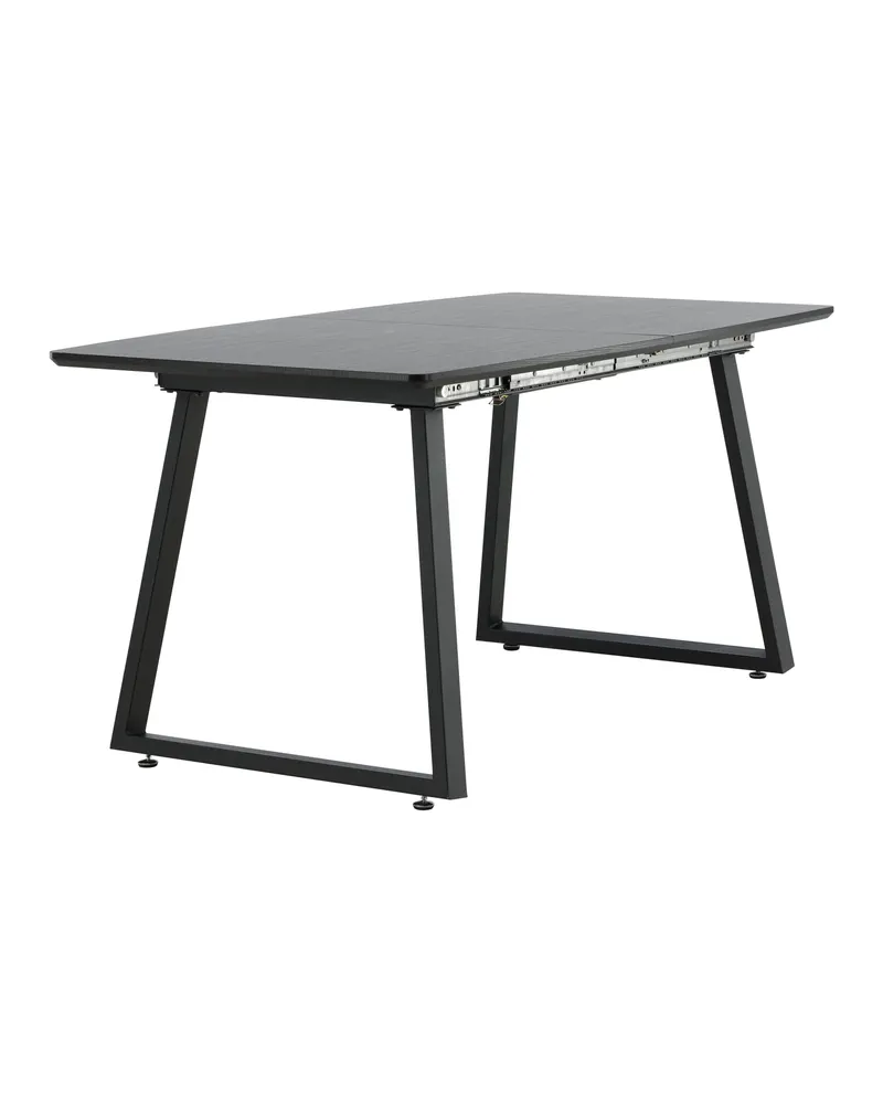 Inca ausziehbarer Esstisch 160 × 85 cm in Schwarz, Ansicht 19