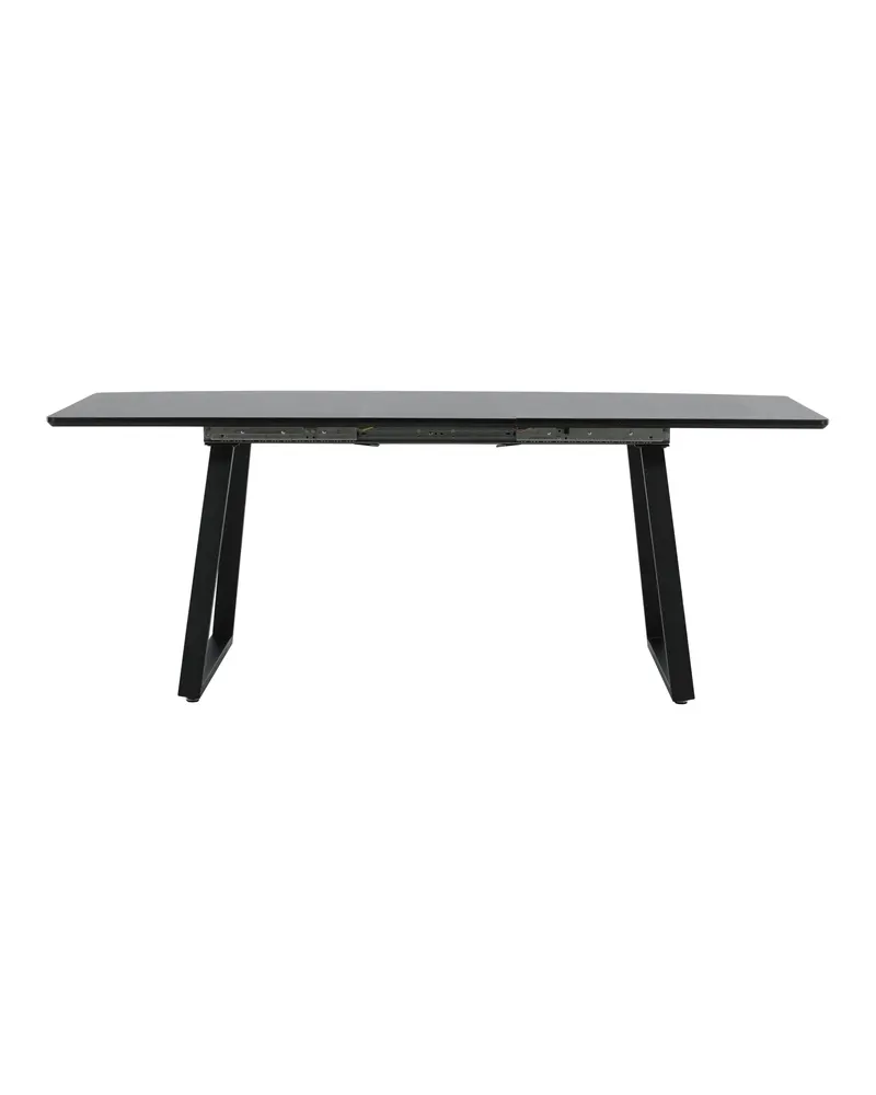 Inca ausziehbarer Esstisch 160 × 85 cm in Schwarz, Ansicht 21
