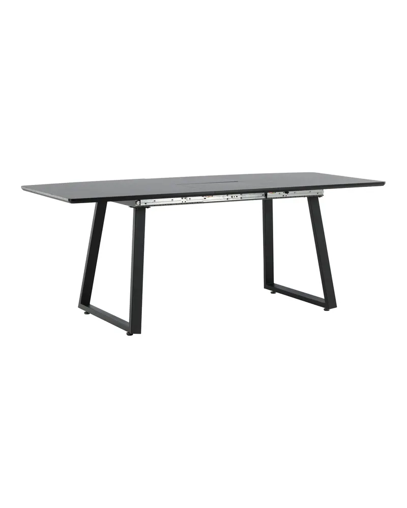 Inca ausziehbarer Esstisch 160 × 85 cm in Schwarz, Ansicht 26