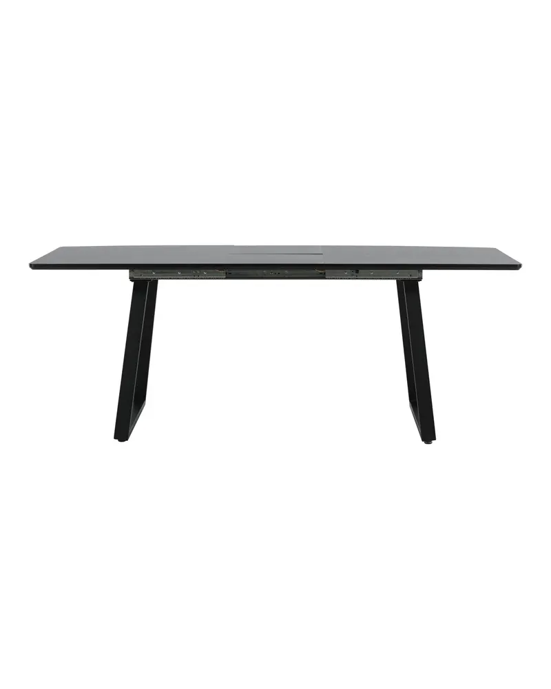 Inca ausziehbarer Esstisch 160 × 85 cm in Schwarz, Ansicht 27