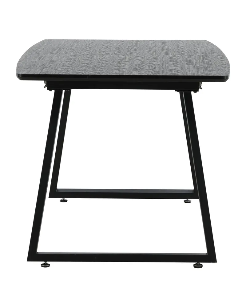 Inca ausziehbarer Esstisch 160 × 85 cm in Schwarz, Ansicht 6