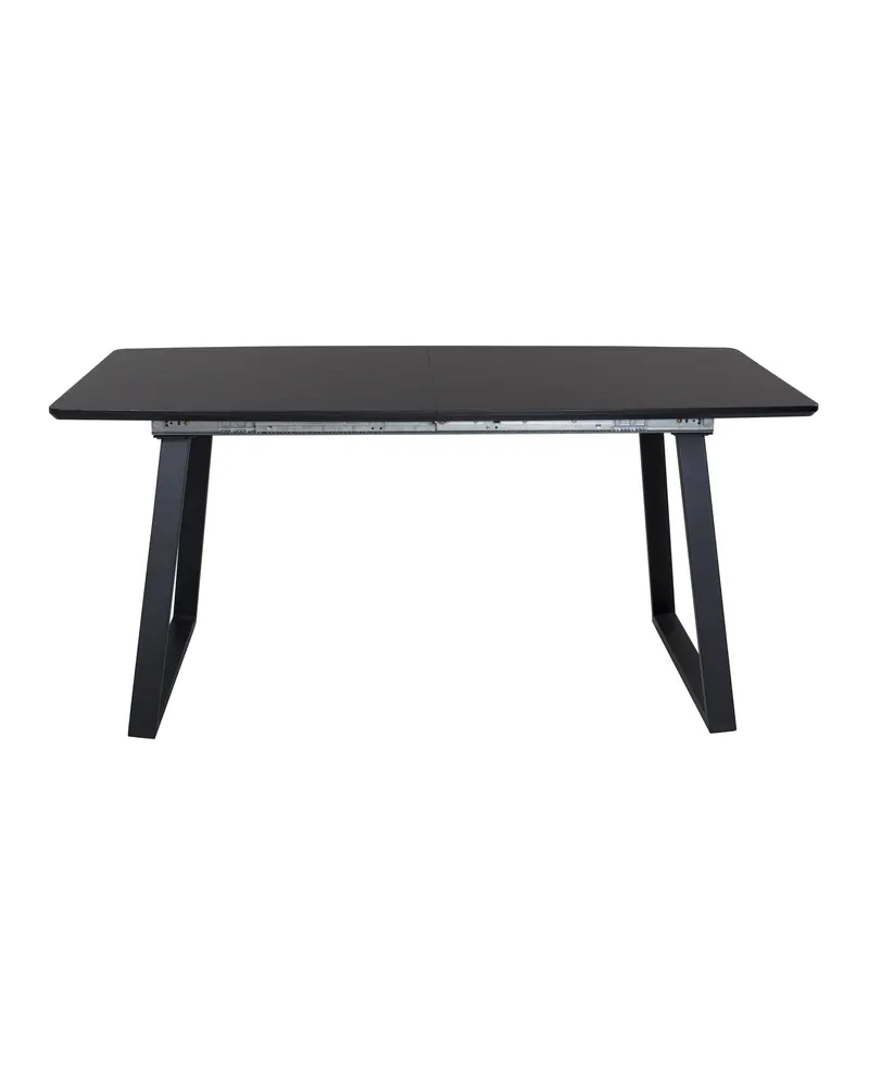Inca ausziehbarer Esstisch 160 × 85 cm in Schwarz, Ansicht 7