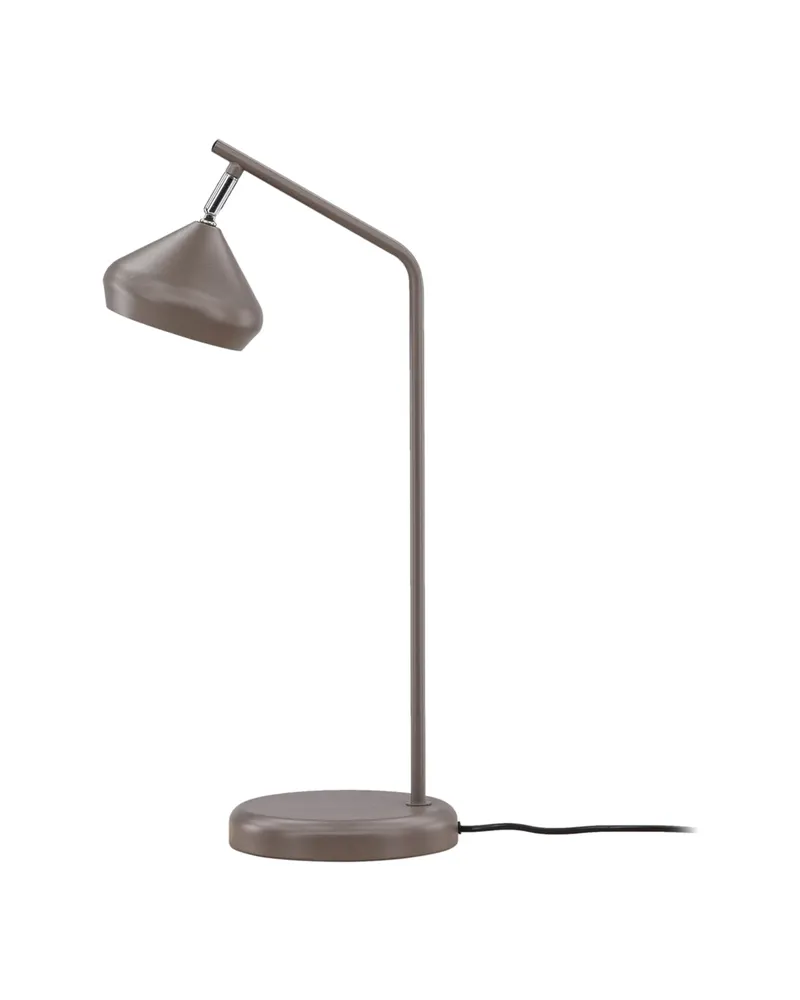 Isaberg Tischlampe in Mokka mit kleinem Glockenschirm, verstellbar