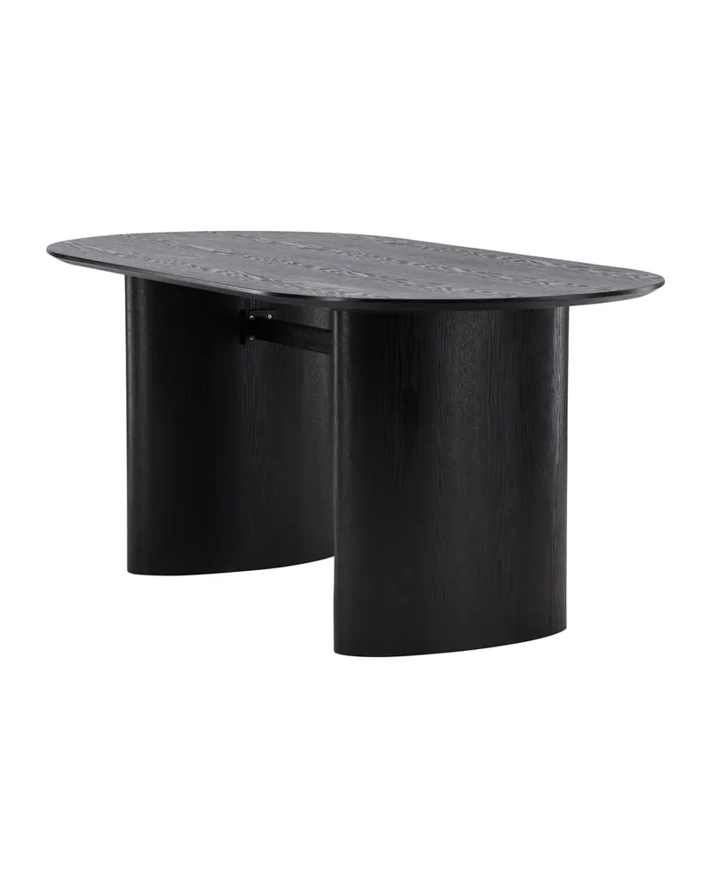 Isolde ovaler Esstisch in Schwarz, Ansicht 6