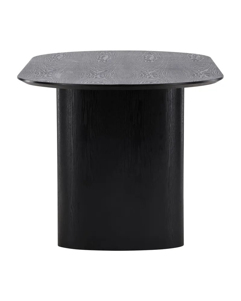 Isolde ovaler Esstisch in Schwarz, Ansicht 7