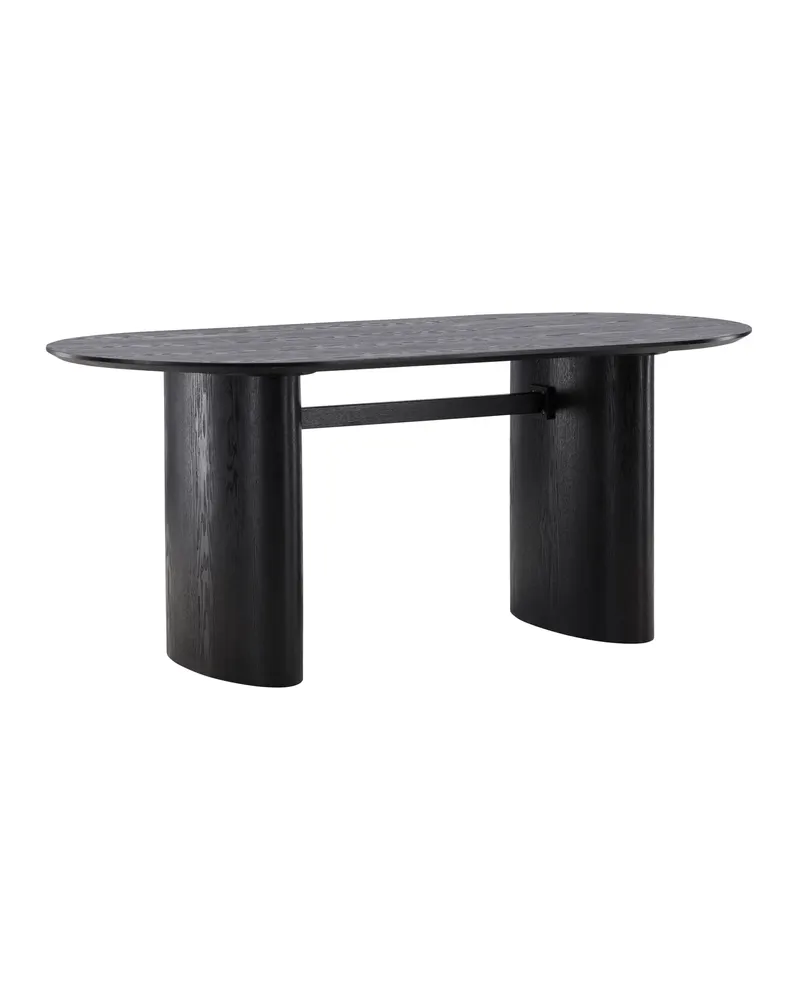 Isolde ovaler Esstisch in Schwarz, Ansicht 9