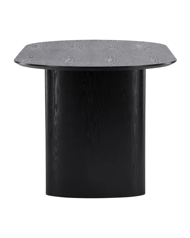 Isolde ovaler Esstisch in Schwarz, Ansicht 4