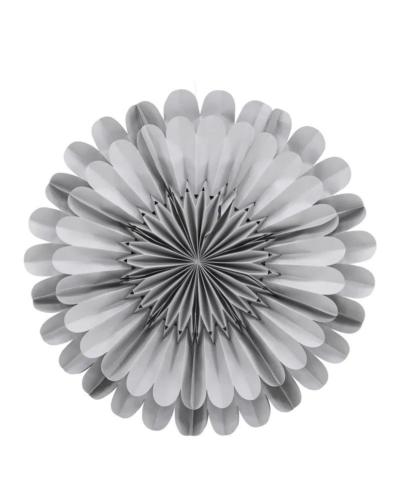 Järvsön Hängelampe als Papierstern aus gefalteten Lagen, Ø 60 cm, Grün