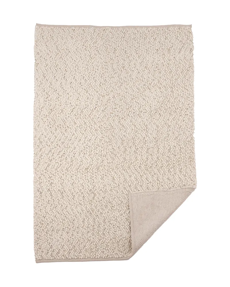 Jajru Wollteppich, handgewebt mit Knotenstruktur in 300 × 200 cm, Weiß, Ansicht 2
