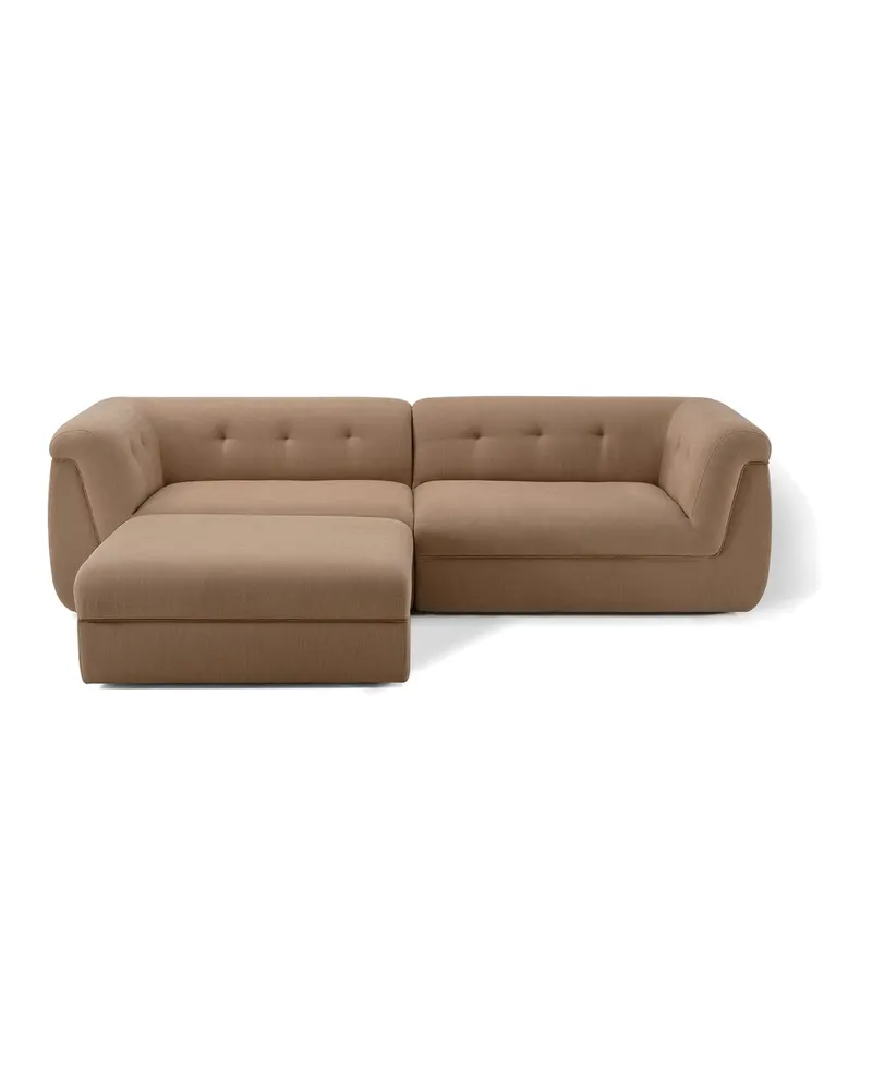 Esan Modulsofa mit Ottomane, 3-teilig von Jesper Home in Gobi Desert, Ansicht 1