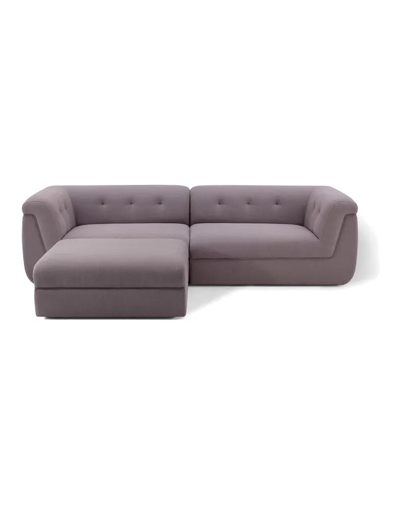 Esan Modulsofa mit Ottomane, 3-teilig, Gobi Desert