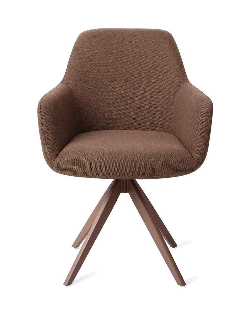 Hiroo Esszimmerstuhl von Jesper Home in Rustic Rye, Turn, Braun, Ansicht 1