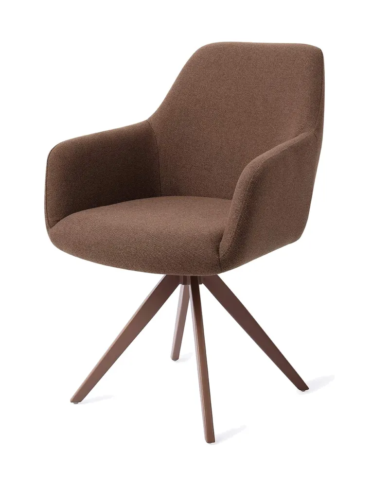 Hiroo Esszimmerstuhl von Jesper Home in Rustic Rye, Turn, Braun, Ansicht 3