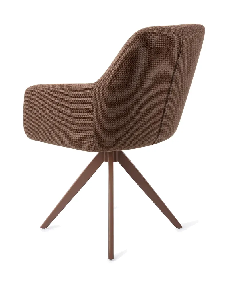 Hiroo Esszimmerstuhl von Jesper Home in Rustic Rye, Turn, Braun, Ansicht 4
