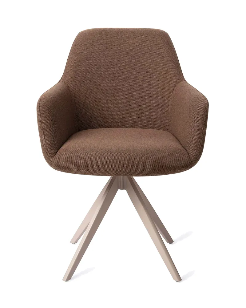 Hiroo Esszimmerstuhl von Jesper Home in Rustic Rye, Turn, Beige, Ansicht 1