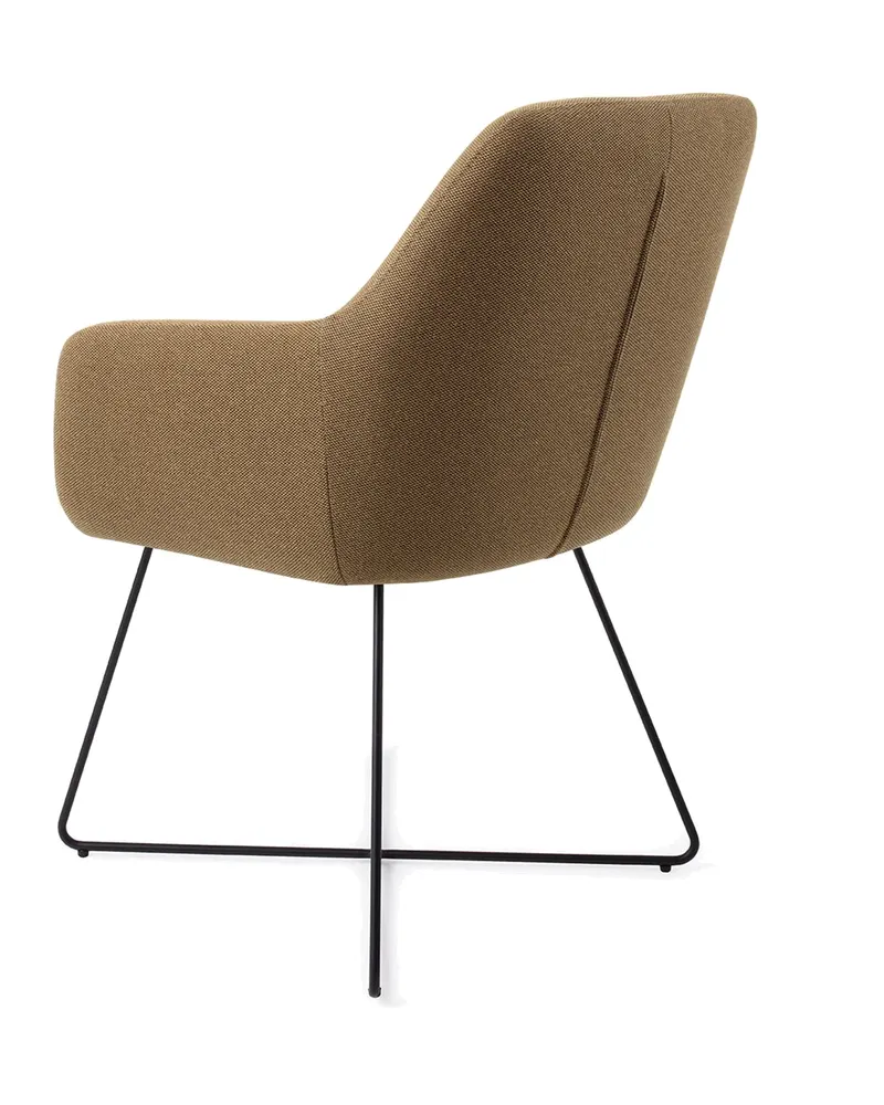 Hiroo Esszimmerstuhl von Jesper Home in Willow, Cross, Schwarz, Ansicht 4