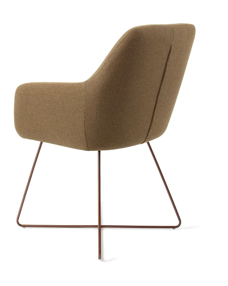 Hiroo Esszimmerstuhl von Jesper Home in Willow, Cross, Roségold, Ansicht 4