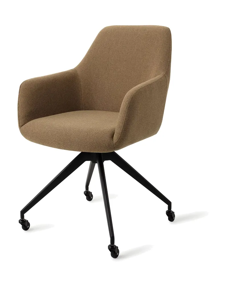Hiroo Esszimmerstuhl von Jesper Home in Willow, Glide, Schwarz, Ansicht 3