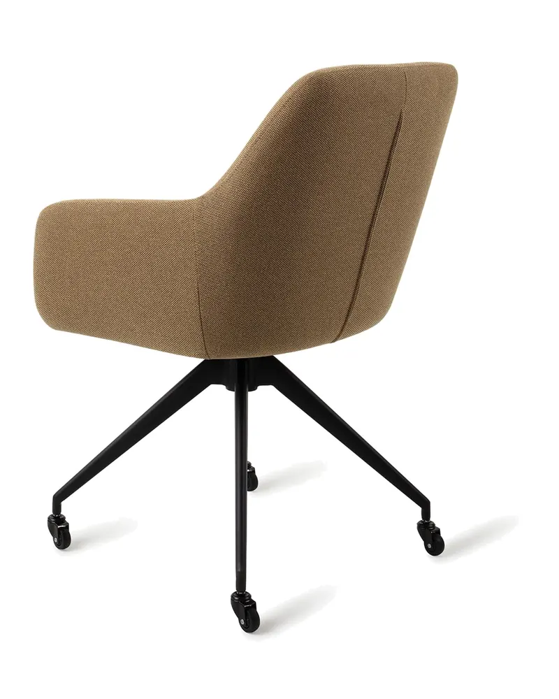 Hiroo Esszimmerstuhl von Jesper Home in Willow, Glide, Schwarz, Ansicht 4