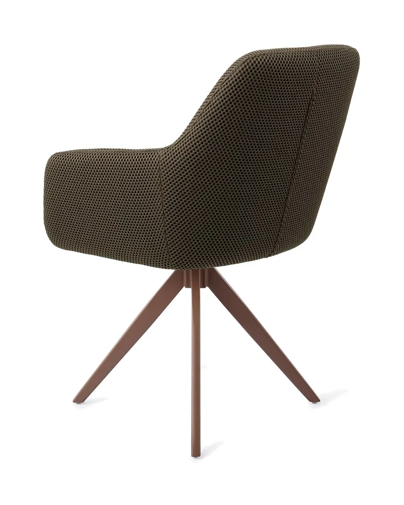 Hiroo Esszimmerstuhl von Jesper Home in Jungle Jewel, Turn, Braun, Ansicht 4