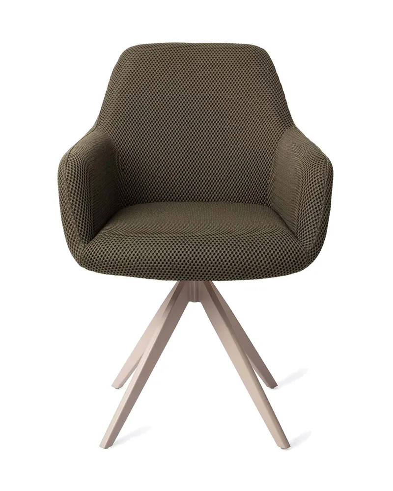 Hiroo Esszimmerstuhl von Jesper Home in Jungle Jewel, Turn, Beige, Ansicht 1