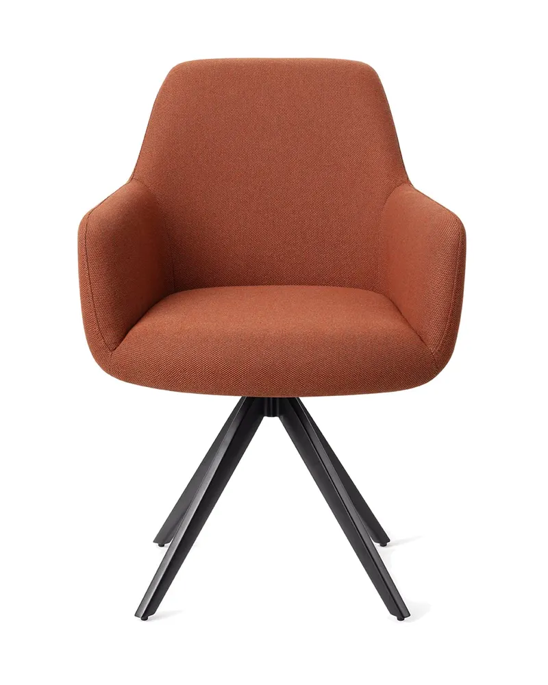 Hiroo Esszimmerstuhl von Jesper Home in Hearth Harmony, Turn, Schwarz, Ansicht 1