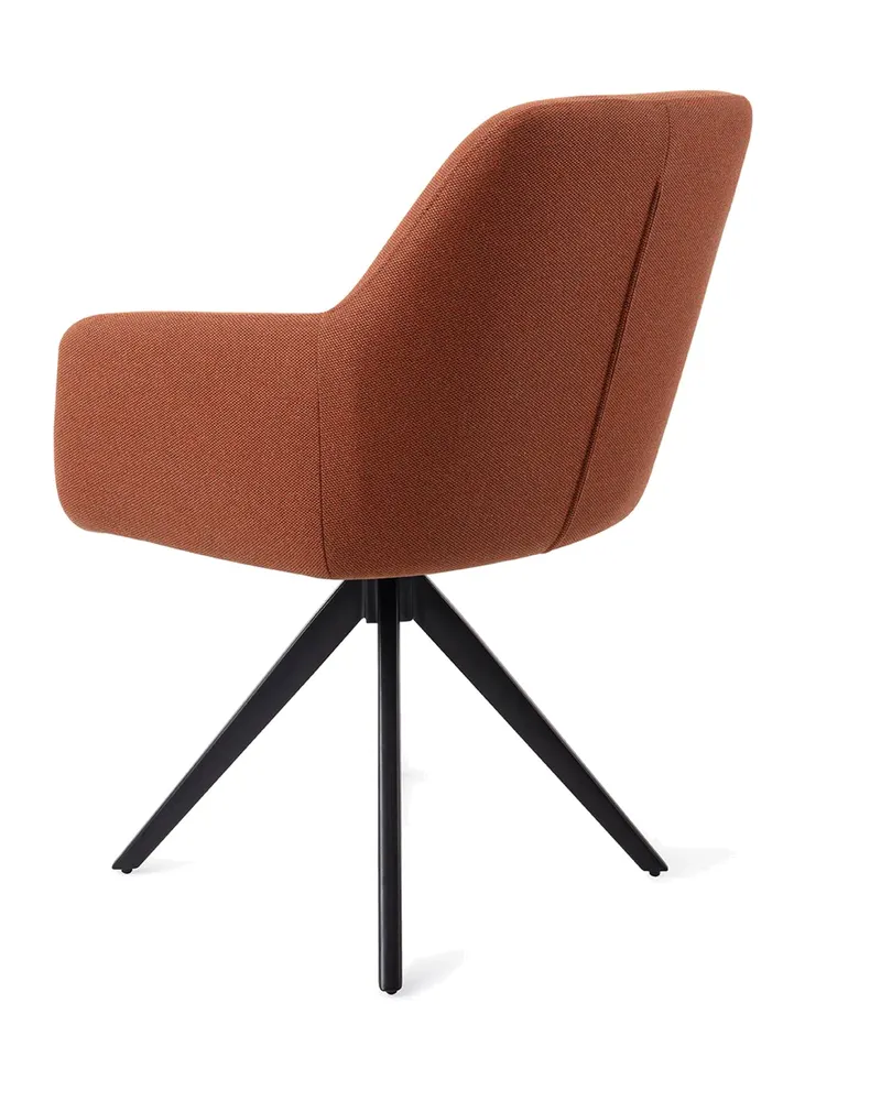 Hiroo Esszimmerstuhl von Jesper Home in Hearth Harmony, Turn, Schwarz, Ansicht 4