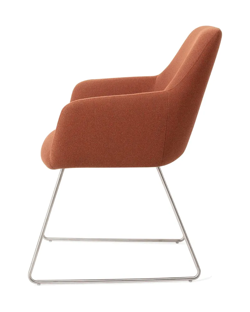 Hiroo Esszimmerstuhl von Jesper Home in Hearth Harmony, Slide, Edelstahl, Ansicht 2