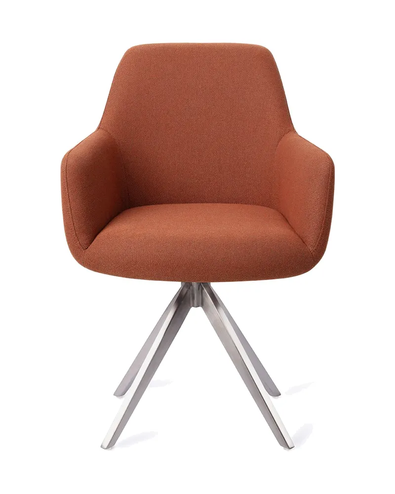 Hiroo Esszimmerstuhl von Jesper Home in Hearth Harmony, Turn, Edelstahl, Ansicht 1