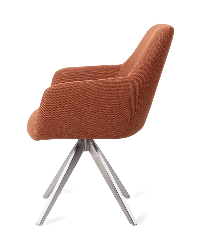 Hiroo Esszimmerstuhl von Jesper Home in Hearth Harmony, Turn, Edelstahl, Ansicht 2