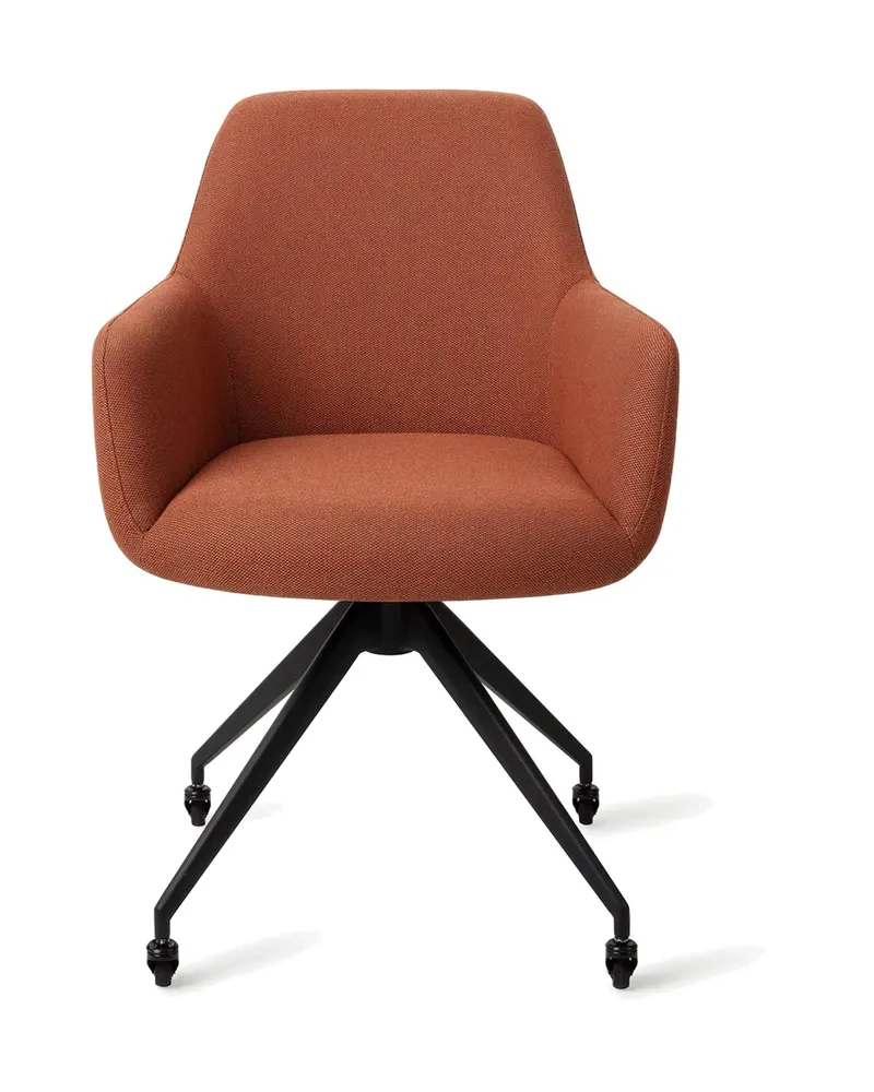 Hiroo Esszimmerstuhl von Jesper Home in Hearth Harmony, Glide, Schwarz, Ansicht 1