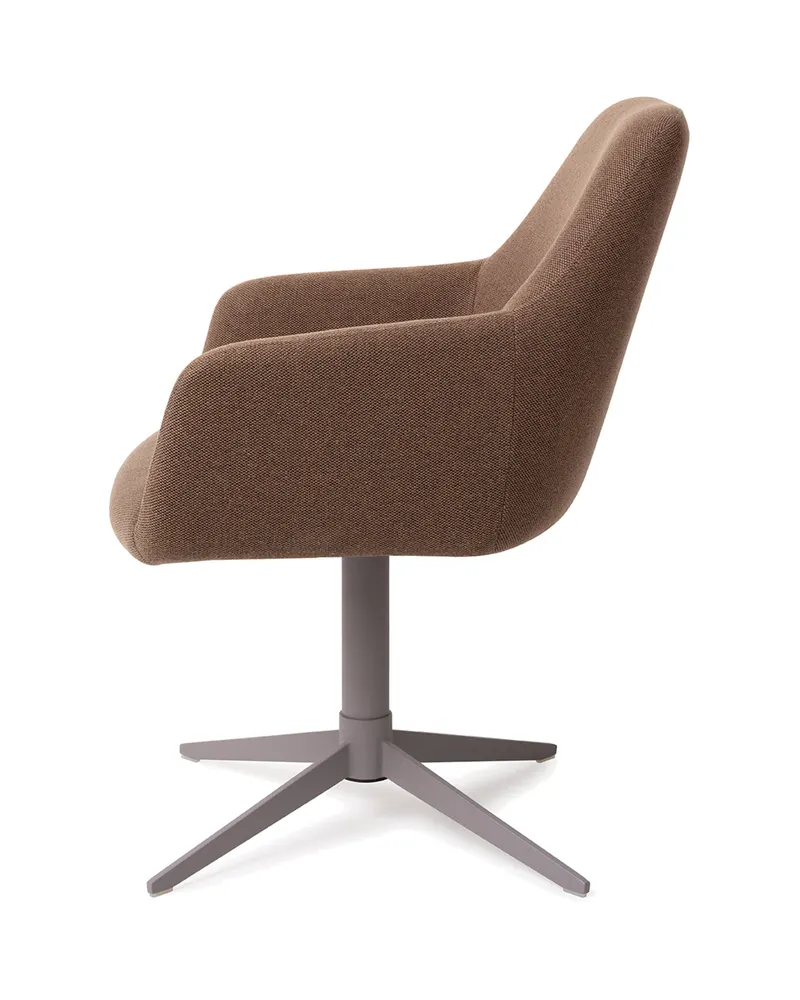 Hiroo Esszimmerstuhl von Jesper Home in Rustic Rye, Quad, Grau, Ansicht 2