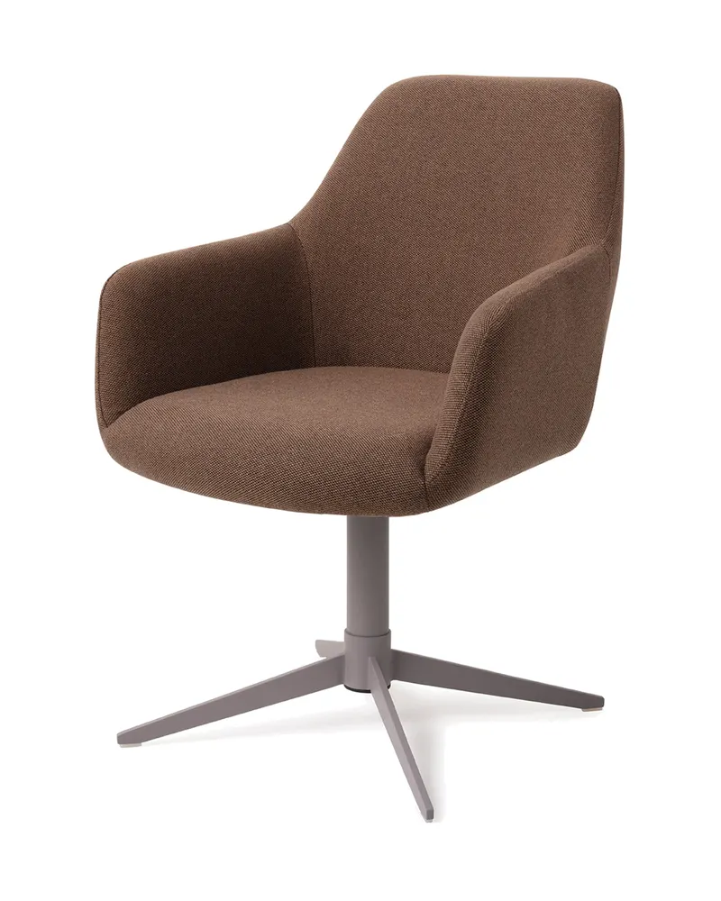 Hiroo Esszimmerstuhl von Jesper Home in Rustic Rye, Quad, Grau, Ansicht 3